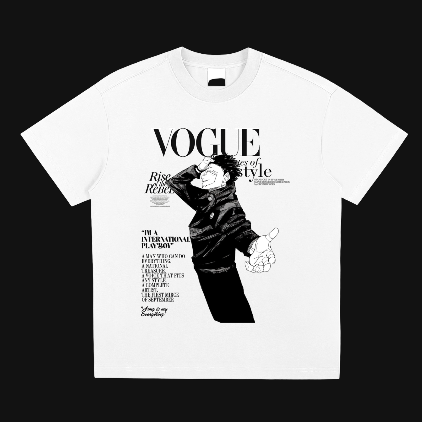 Vogue Front Cover (Sukuna) T-Shirt
